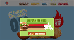 Desktop Screenshot of burgerking.at