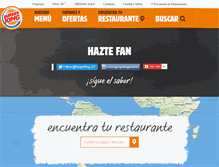 Tablet Screenshot of burgerking.com.gt